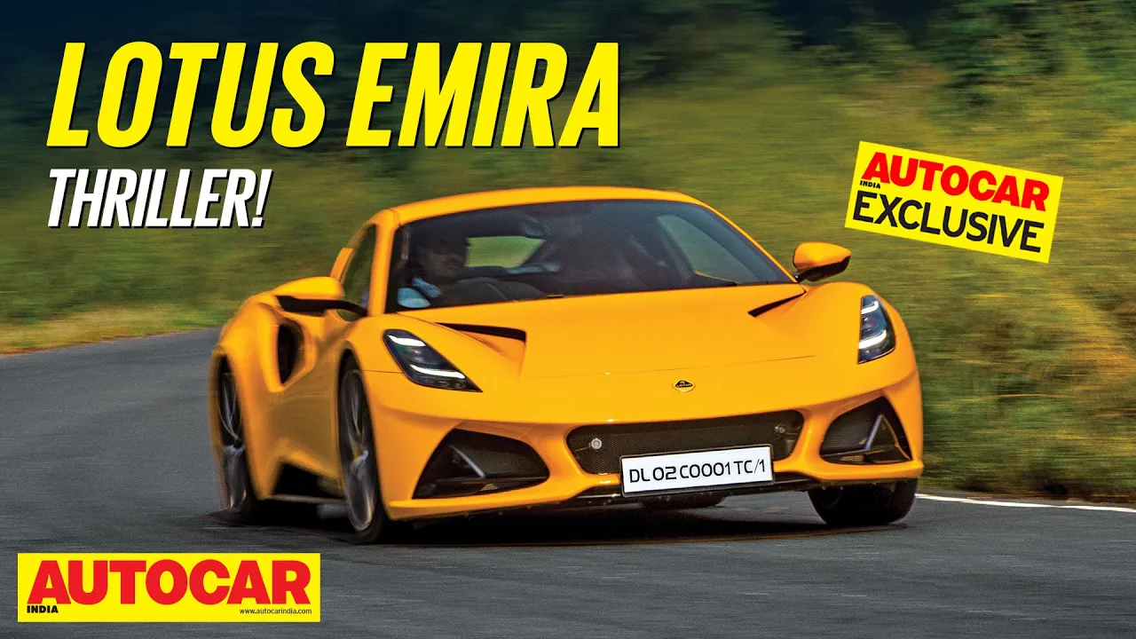 Lotus Emira India review - Light and tight sportscar is a joy | First Drive | Autocar India