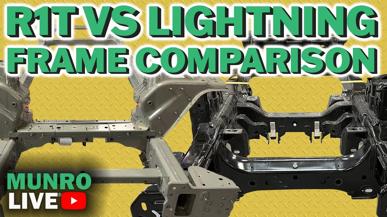 Who has the better structural support system | Lightning vs R1T frame breakdown