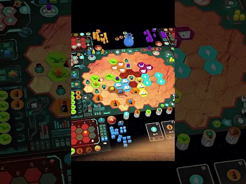 On Mars - space exploration, worker placement Board Game Review, sneak peek #boardgame #tabletopgame