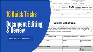 #16 Quick Document Editing & Review Tricks in Word
