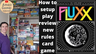 How to play Fluxx review setup AmassGames party Uno cards board game boardgame #funny #tabletop