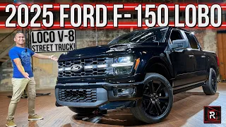 The 2025 Ford F-150 Lobo Is A Sinister Street Performance Truck With SVT Lightning Vibes