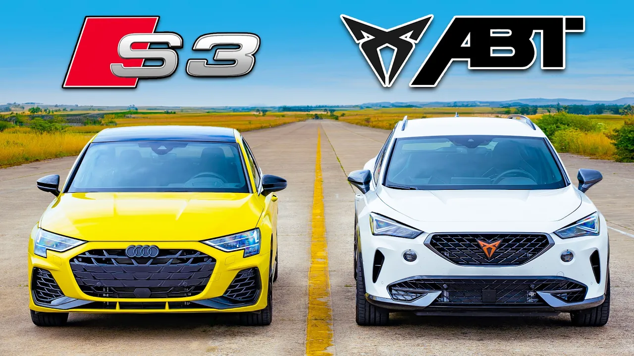 New Audi S3 v Tuned ABT Cupra: DRAG RACE