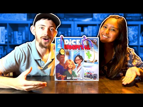 We Get To Be Doctors! Unboxing The Board Game Dice Hospital #boardgames
