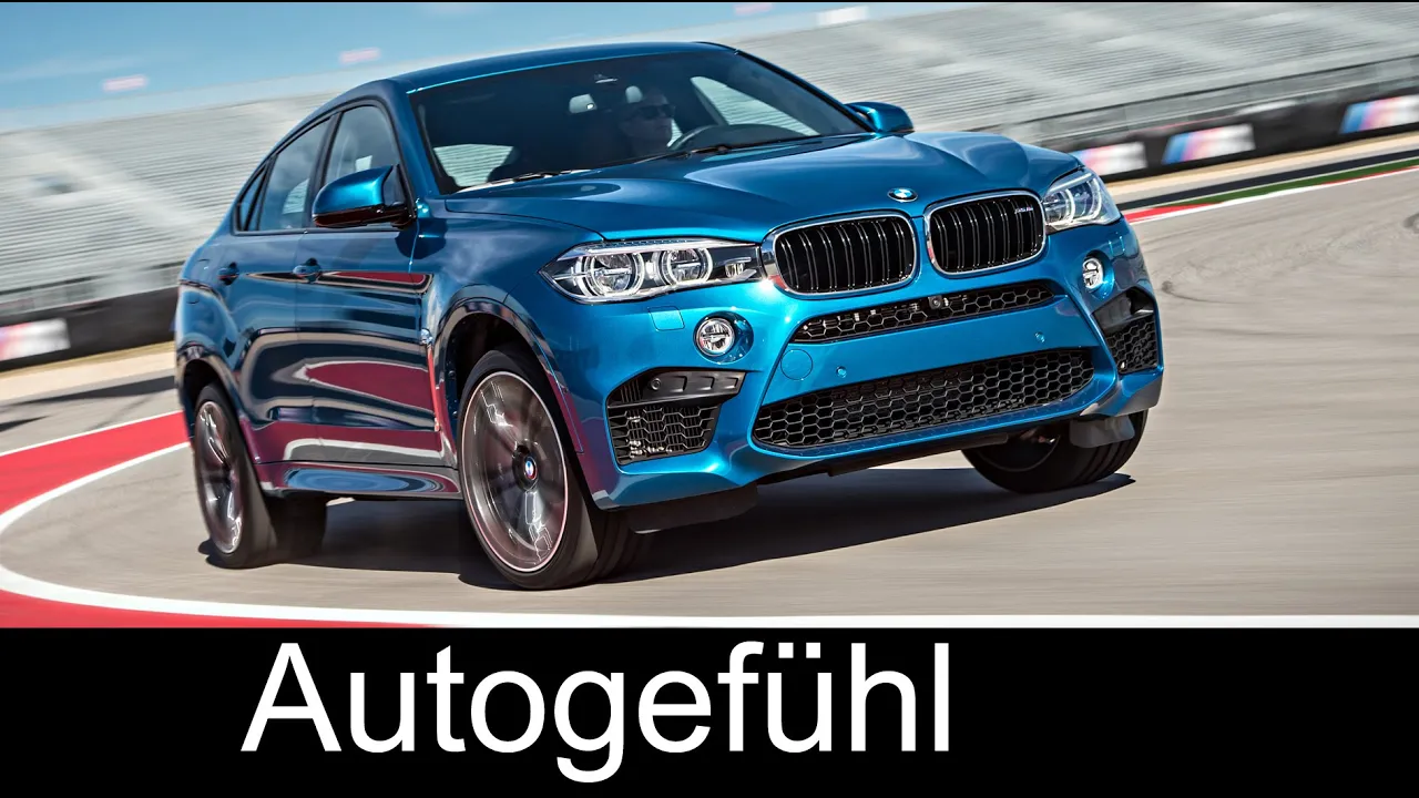 2015/2016 all-new BMW X6 M Interview ENGLISH racetrack, sound, exterior, interior - Autogefühl