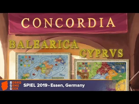 Concordia: Balearica/Cyprus - game overview at SPIEL 2019