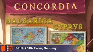 Concordia: Balearica/Cyprus - game overview at SPIEL 2019