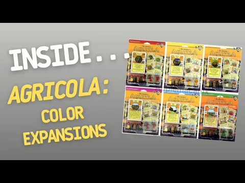 Inside...Color Expansions for AGRICOLA Board Game(4K)
