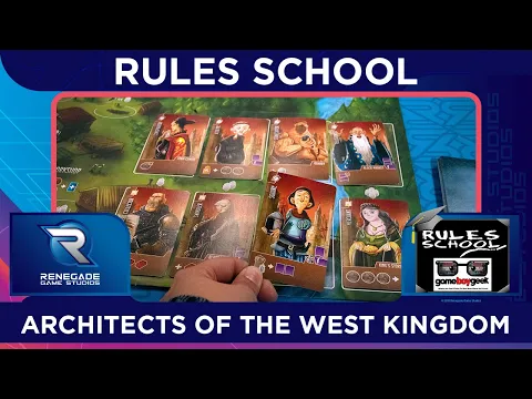 How to Play Architects of the West Kingdom (Rules School) with the Game Boy Geek