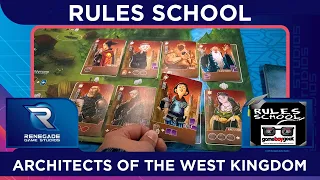 How to Play Architects of the West Kingdom (Rules School) with the Game Boy Geek