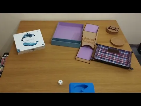 Ocean Pods #93 dice distancing how far do dice roll dice tray? AmassGames board game tabletop whale