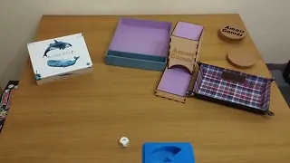 Ocean Pods #93 dice distancing how far do dice roll dice tray? AmassGames board game tabletop whale