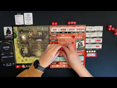 Vengeance Roll & Fight Episode 1 Board Game Solo Playthrough #1 | Danicha