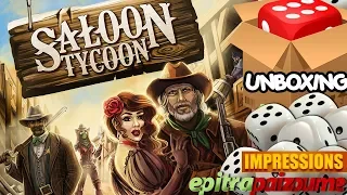 Saloon Tycoon - Unboxing & Impressions (EN) by Epitrapaizoume