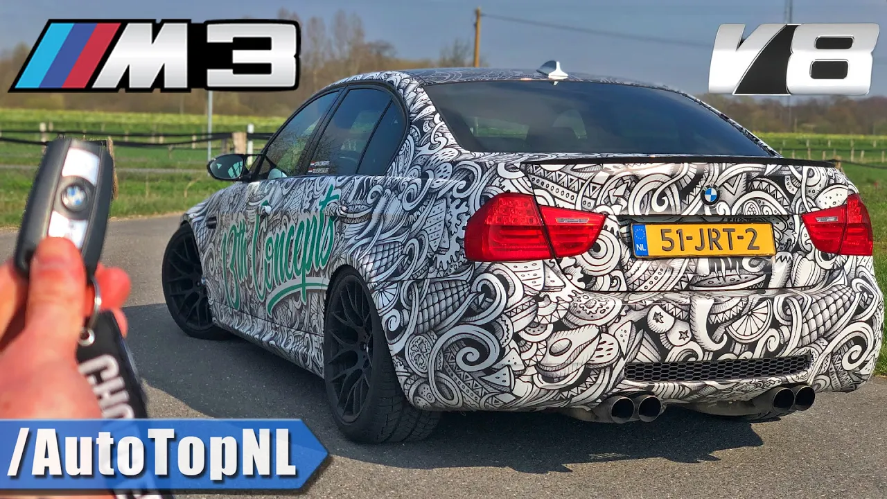 BMW M3 E90 *MANUAL* REVIEW on AUTOBAHN [NO SPEED LIMIT] by AutoTopNL
