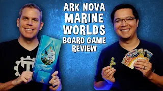 Review of Ark Nova Marine Worlds Expansion - Zoo Aquarium Board Game