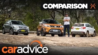 Comparison: 2016 Suzuki Vitara Range Review | CarAdvice