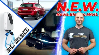 #NEWS: 1600km-Aptera, Wallbox+Installation gratis, Mehr Ladeleistung ID.3, Elektroauto Richtlinien