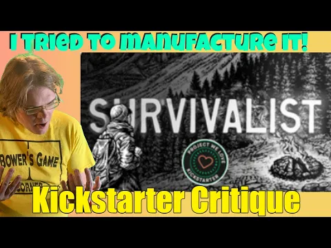 Survivalist: The Ultimate Game of Wilderness Survival (B-) Kickstarter Critique Review