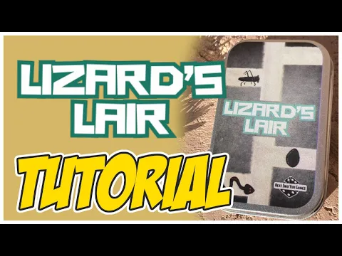 How To Play: Lizard's Lair | Solo Mint Tin Game Tutorial!