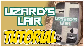 How To Play: Lizard's Lair | Solo Mint Tin Game Tutorial!