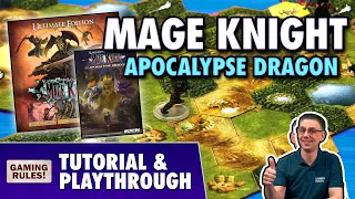 Mage Knight: Apocalypse Dragon - Tutorial & Playthrough
