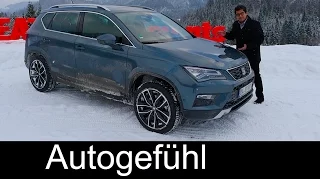 Seat Ateca AWD road & snow offroad test REVIEW - Autogefühl