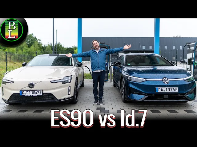 VW ID.7 Pro vs Volvo ES90 - Consumption & Charging Comparison