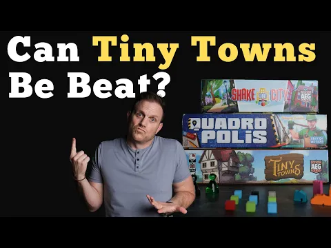 Is Tiny Towns the Best? Let's Compare! | 3 More Games! 10-12/1000 in Our Journey to Play 1000 Games
