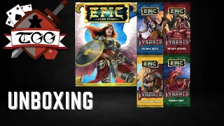 Epic Card Game and Expansion Unboxings