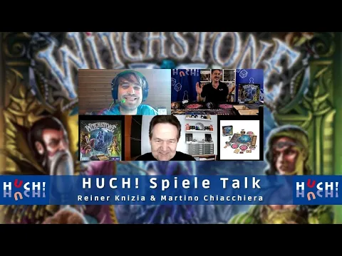 HUCH! Spiele Talk mit den Autoren Reiner Knizia und Martino Chiacchiera zu Witchstone