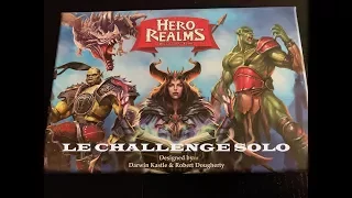 Hero Realms: présentation du jeu, des règles et du Challenge SOLO