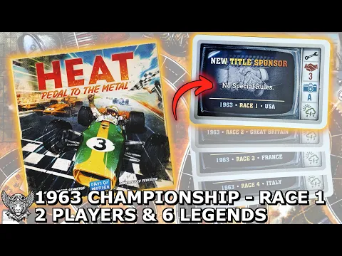 Heat Pedal to the Metal - 1963 Championship Race 1 (USA) - 2‑Player 6‑Legend
