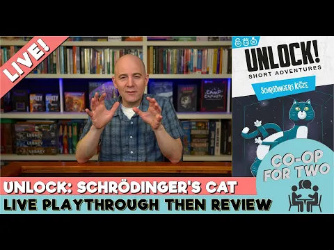 Unlock!: Short Adventures – Schrödinger's Cat - Live Play then Review