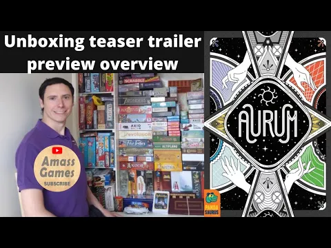 Aurum 3-4 player #tricks trick taking #tabletop #boardgame #unboxings #trailer #teaser AmassGames 4k