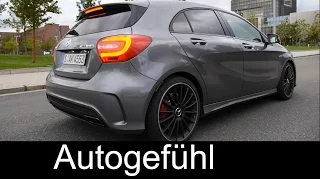 2015 Mercedes A-Class A45 AMG test drive review A-Klasse AMG - Autogefühl