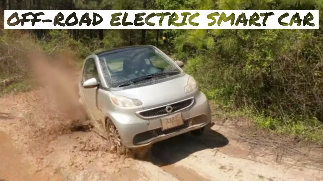Mud Bogging an Electric Smart Car! + New EV Project "Car" Reveal