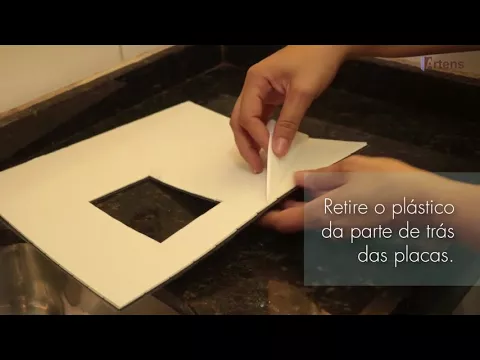 Pastilha Autoadesiva Mix Capuccino 32,7x30,3cm Artens