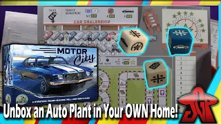 Motor City roll-and-write unboxing and overview with The Bobs and Certification expansions