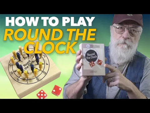 "Round The Clock" dice game is an interesting version of "Shut the Box."