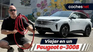 ¿Se puede viajar en un eléctrico? 1.000 KM en Peugeot E-3008 | Prueba Review en español | coches.net