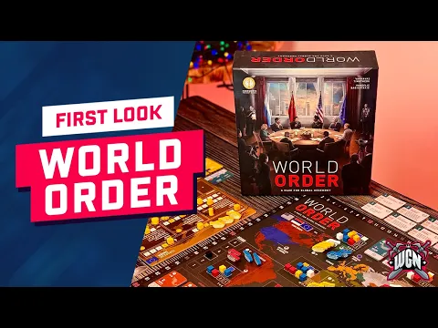 World Order the board game - a first look at the prototype