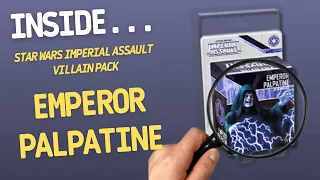Star Wars Imperial Assault Emperor Palpatine Villain Pack | Inside #722