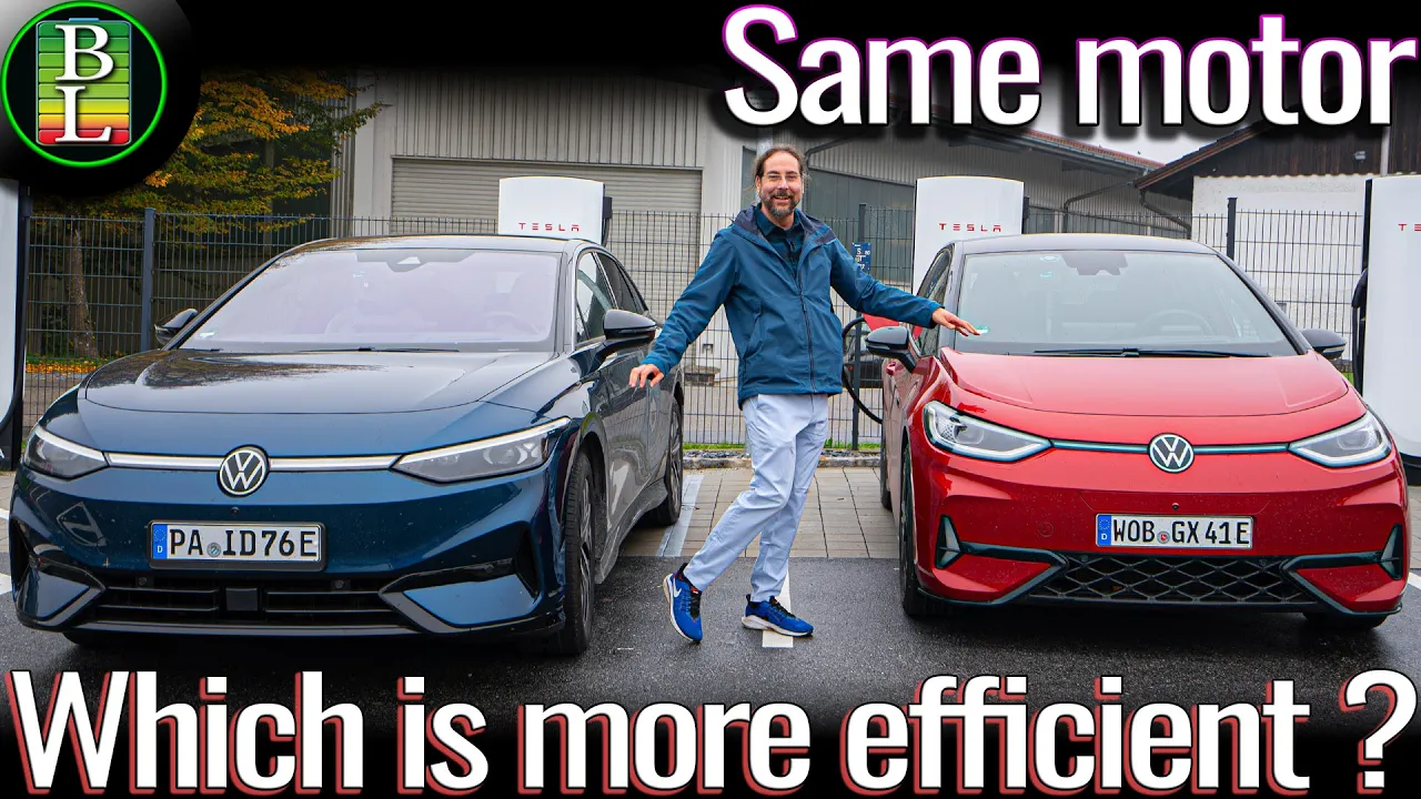 VW Id.3 GTX vs Id.7 Pro - Consumption Comparison