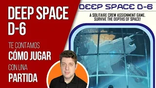Juego de mesa en solitario | Deep Space D6 - Tutorial y Partida en español