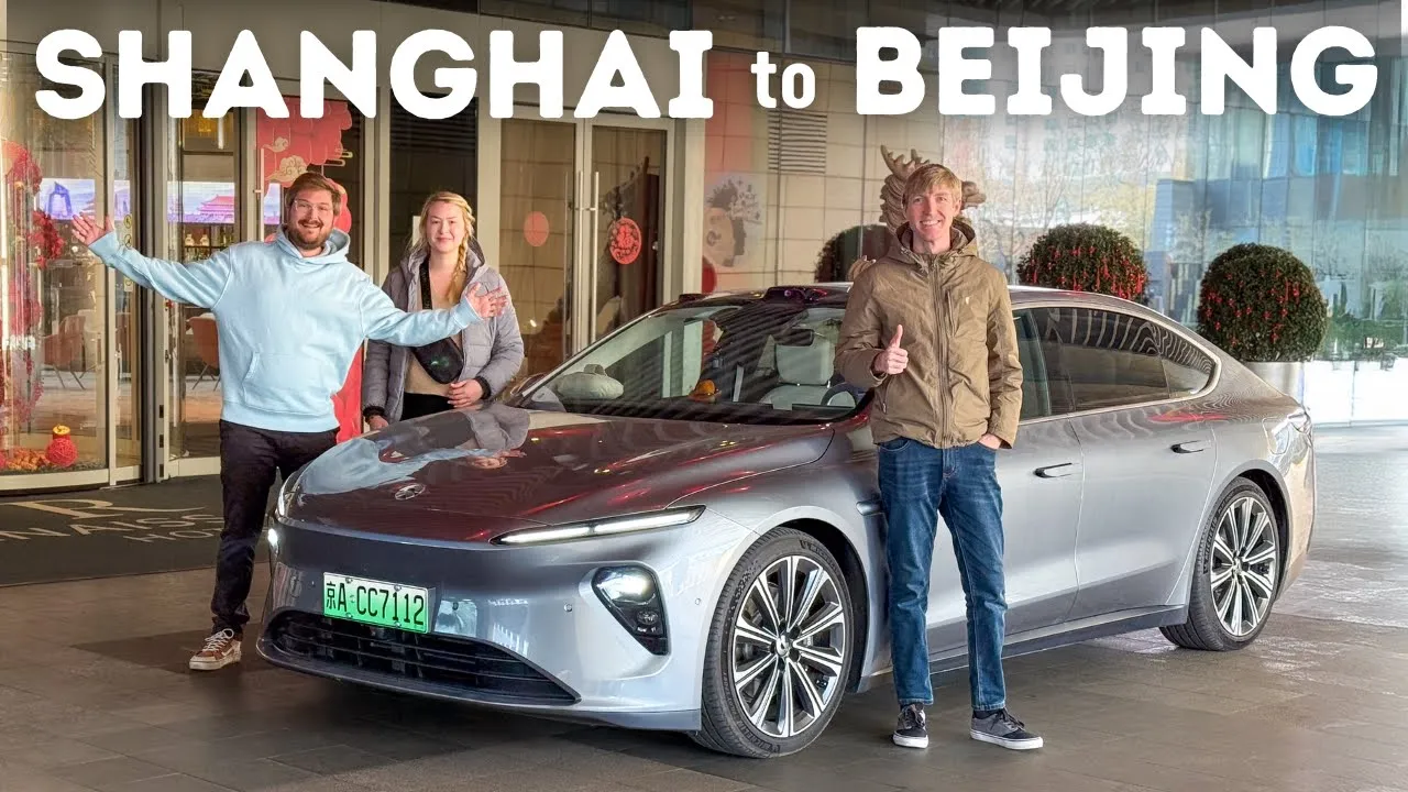 Shanghai To Beijing EV Road Trip! Fast Charging & Battery Swapping Through China In The NIO ET7