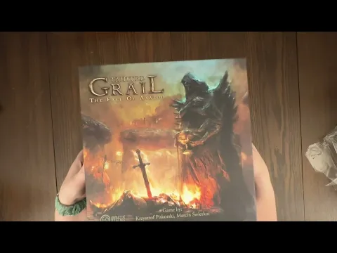 Tainted Grail: Fall of Avalon - Board Game Unboxing and Reboxing