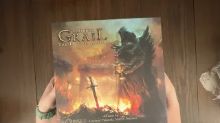 Tainted Grail: Fall of Avalon - Board Game Unboxing and Reboxing