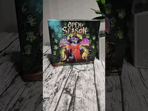 #OpenSeason new card drafting/placement - collect your monster trophy!👹🏆 #shorts #boardgamesarefun