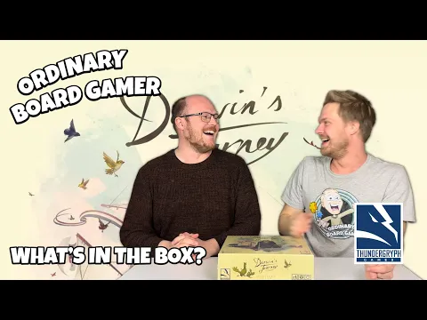 What's in the box? Darwins Journey - board game unboxing with a friend!